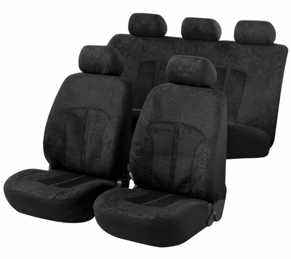 Mini Mini Clubman, seat covers, black, complete set, carseatcovers24.co.uk