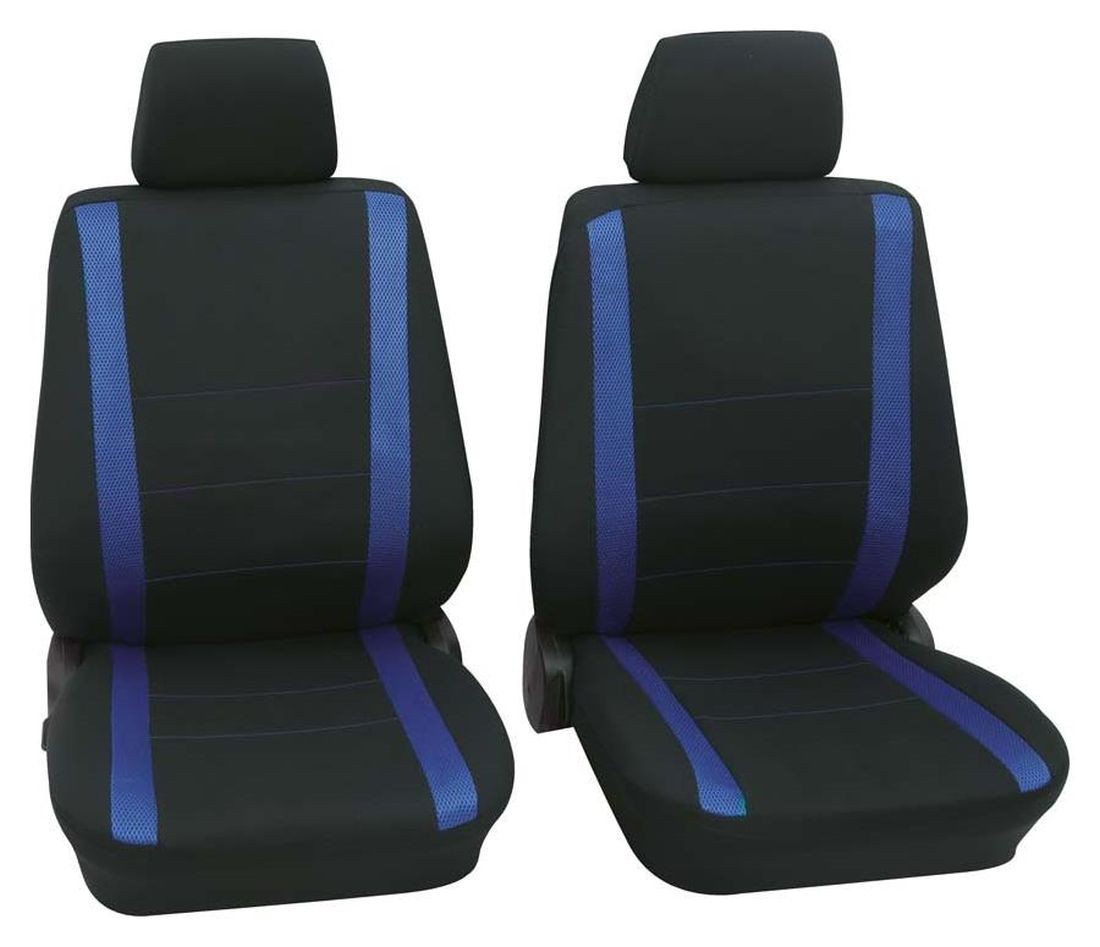 Ford Ranger, seat covers, black, blue, only front seats